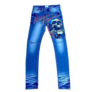 Mackeen market MK200ORT VESTIGE SKULL JEAN